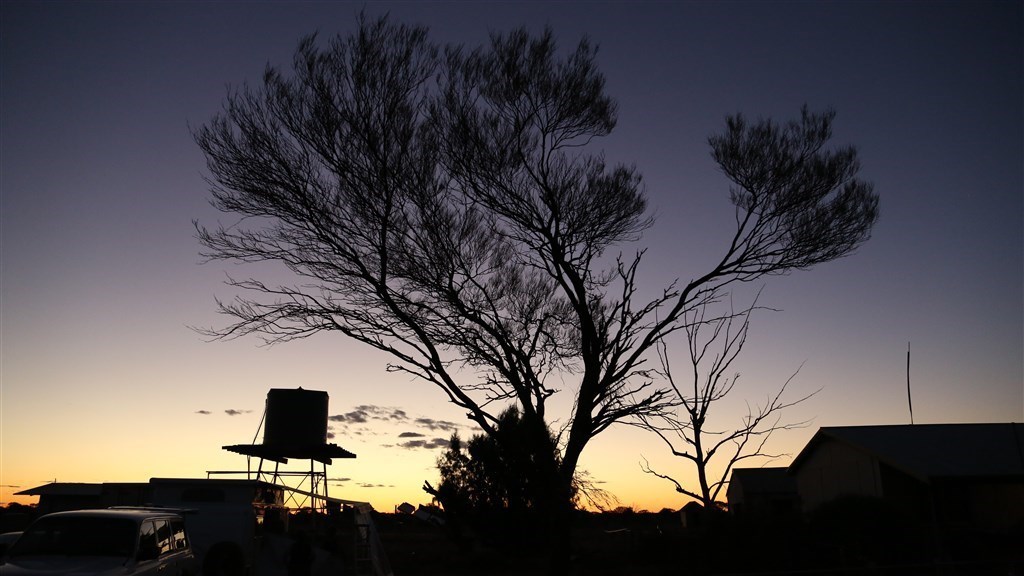 station sunset